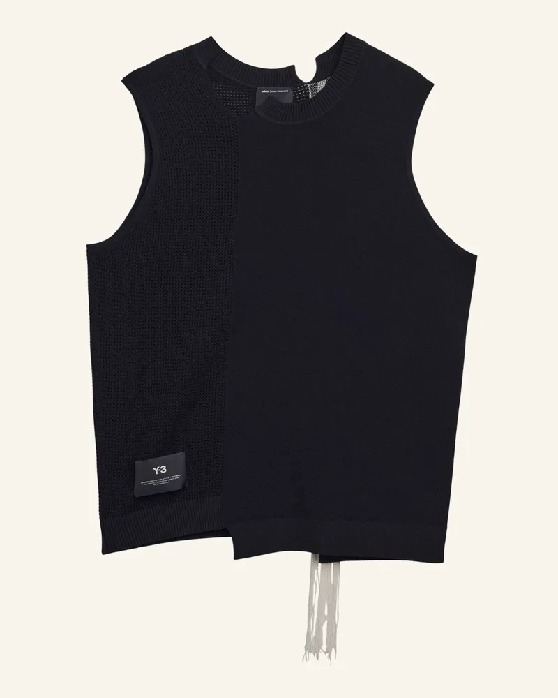 Y-3 Y-3 Gfx Strickweste schwarz Schwarz