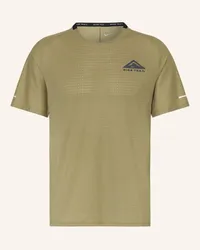 Nike Laufshirt TRAIL SOLAR CHASE Gruen