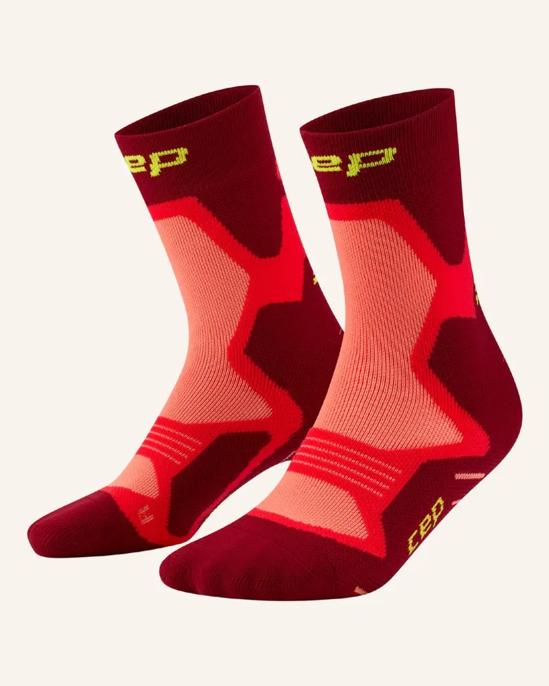 CEP CEP Run Cushion Socks Mid Cut Rot