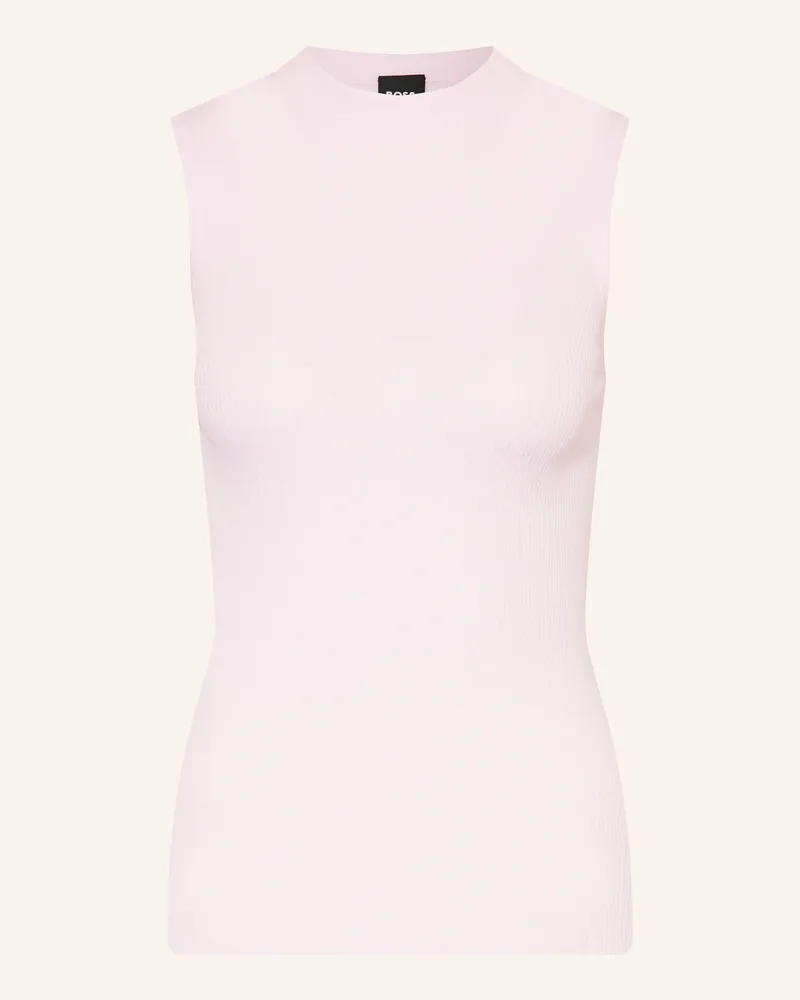 HUGO BOSS Stricktop Feskies rosa Hellrosa