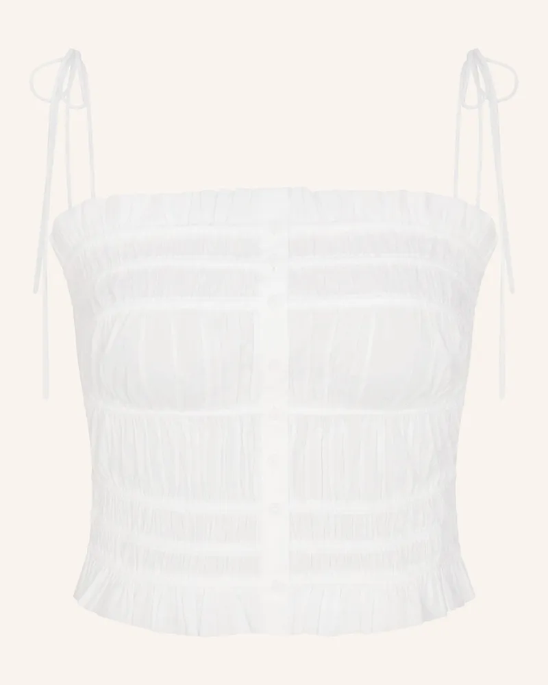 SKIMS Schlaftop Poplin Apparel weiss Snow
