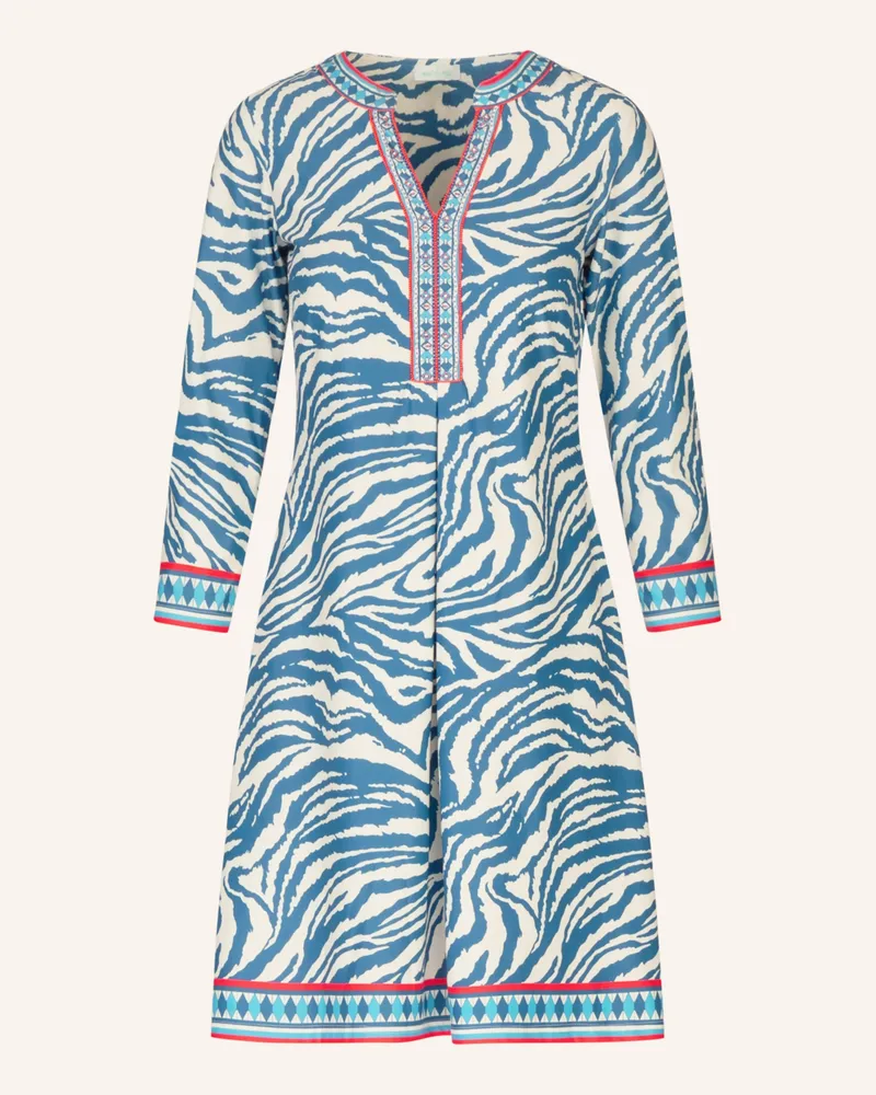 Mint & Mia kurzes Kofferkleid Blau