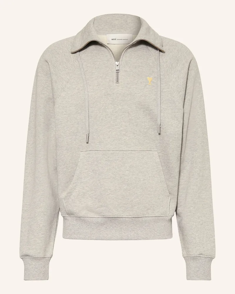 AMI Paris Sweat-Troyer grau Hellgrau