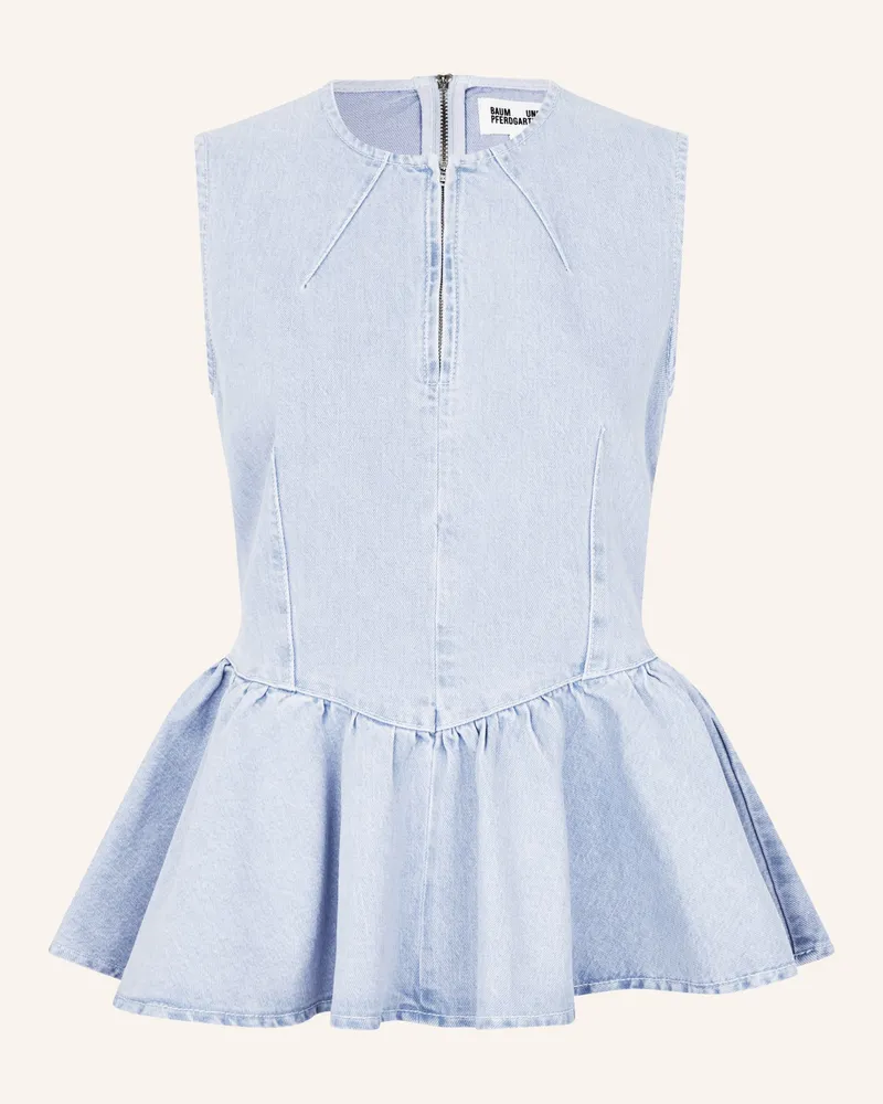 Baum und Pferdgarten Jeanstop Merja Mit Volants blau Hellblau