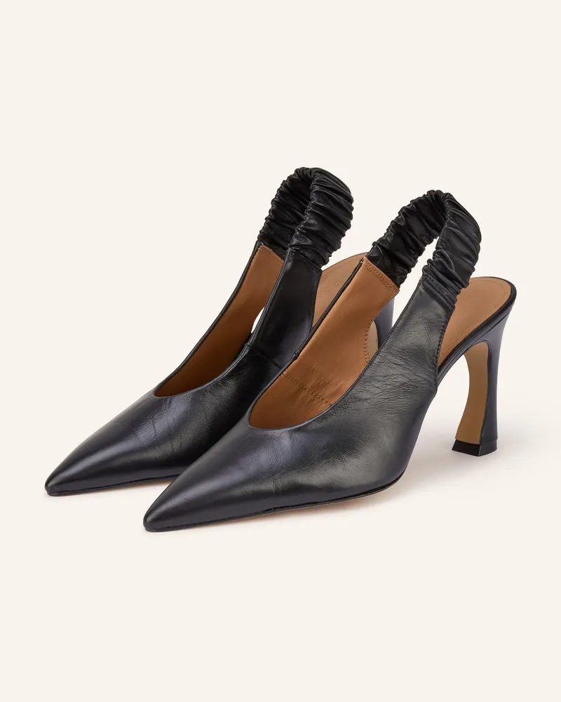 Flattered Slingpumps Lilian schwarz Schwarz