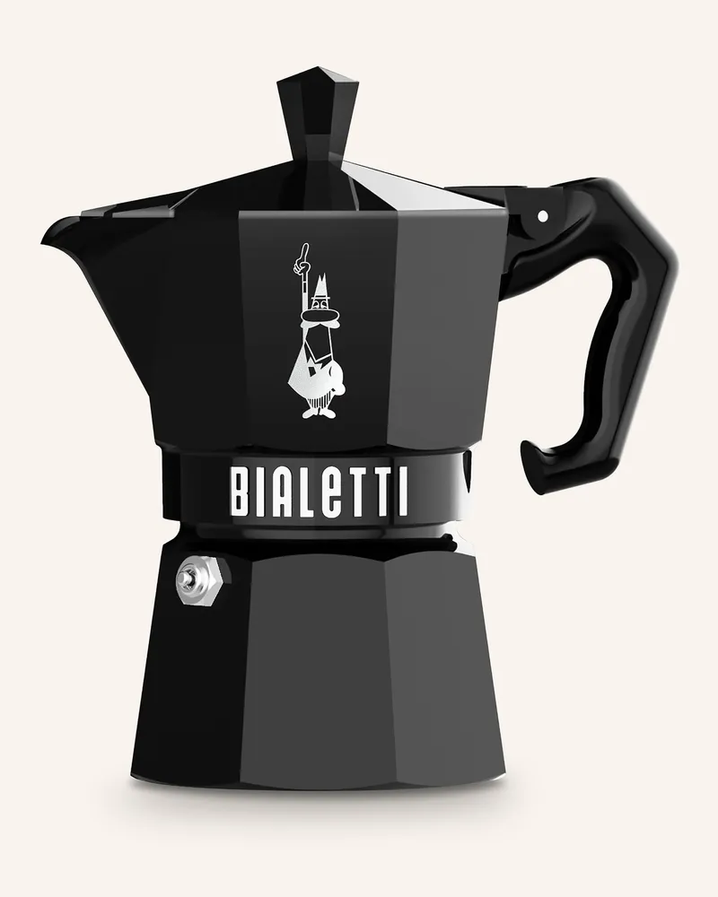 Bialetti Espressokocher Moka Exclusive schwarz Schwarz