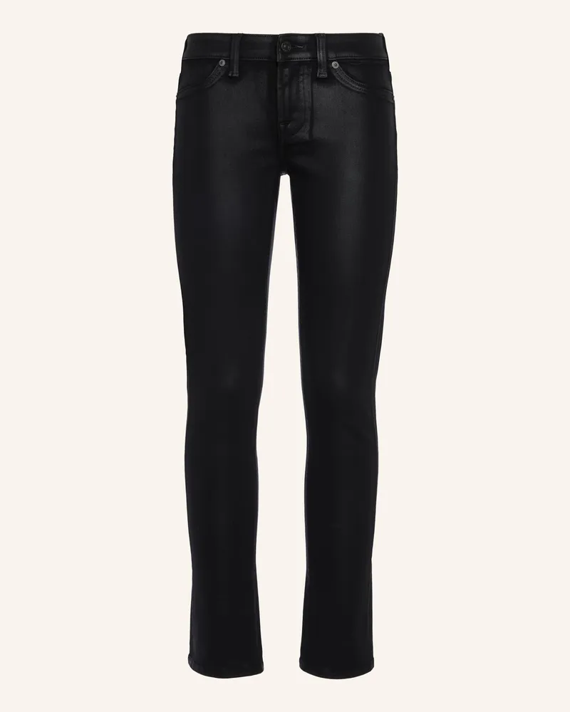 7 for all mankind Jeans Low Skinny Skinny Fit schwarz Schwarz