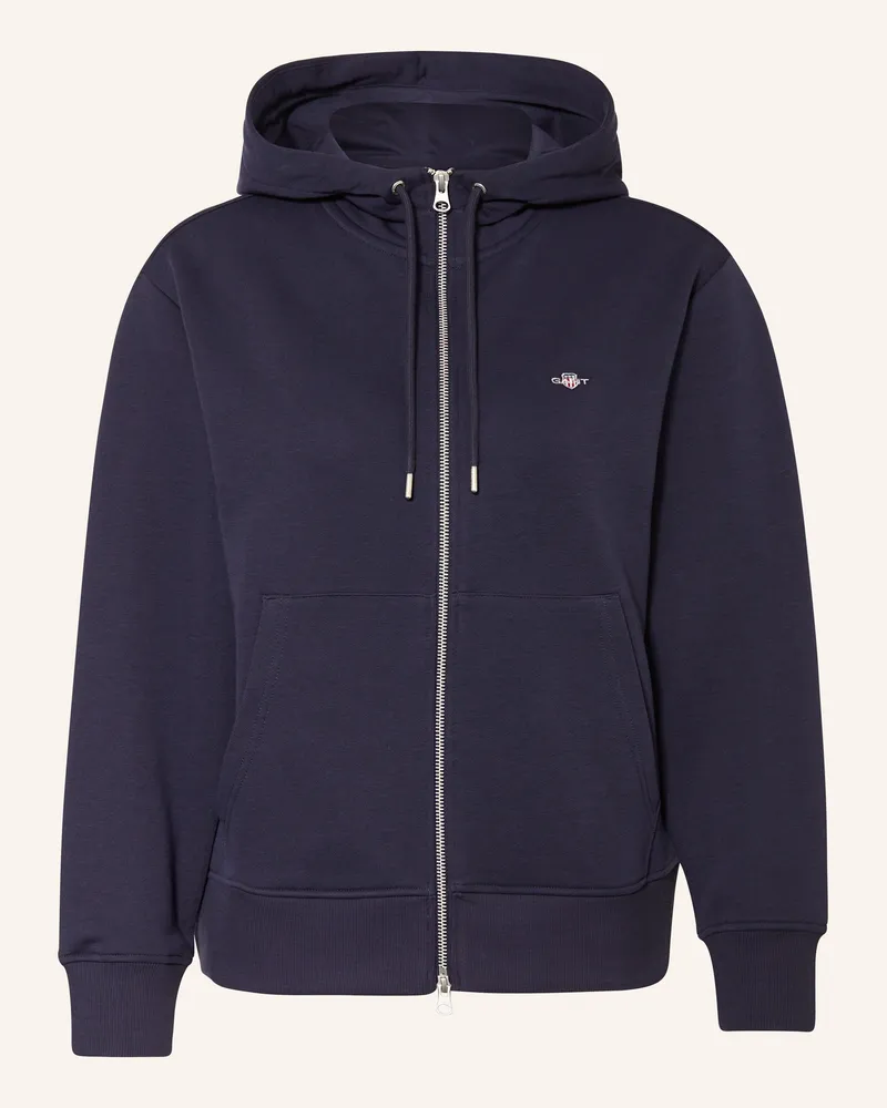 Gant Sweatjacke blau Dunkelblau