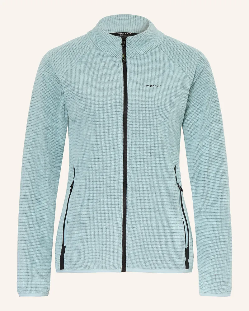 me°ru' Fleecejacke Ohope blau Hellblau