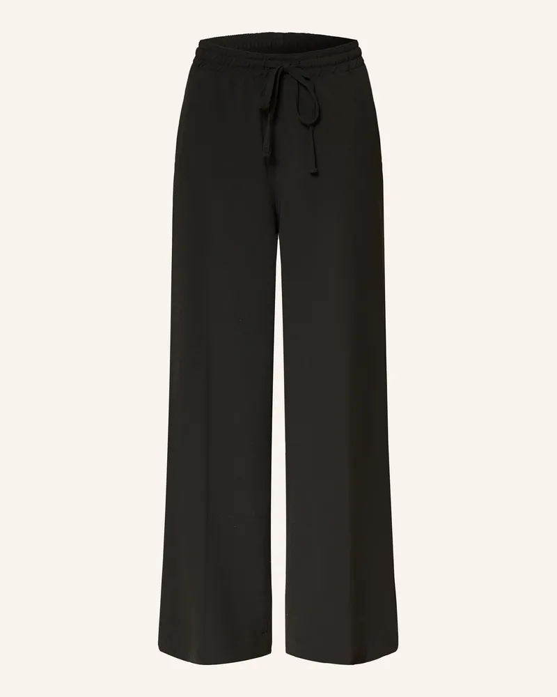 Mrs & HUGS Hose Im Jogging-Stil schwarz Schwarz