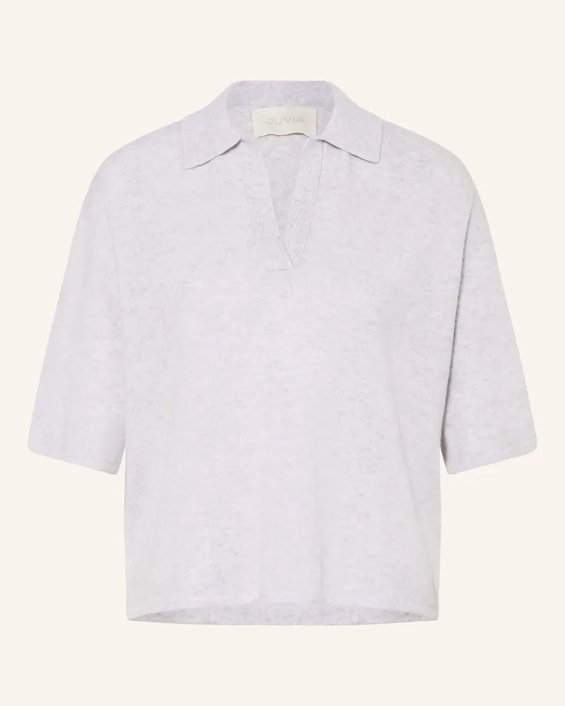 Juvia Strickshirt Rea grau Hellgrau