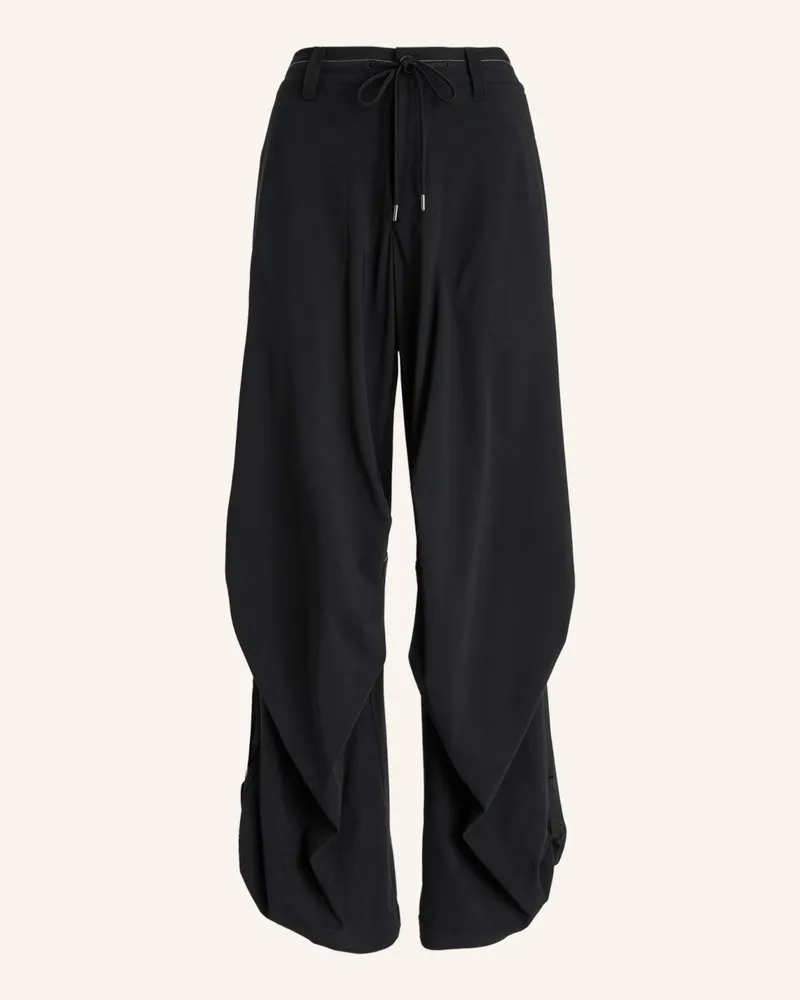 HIGH Hose Outgoing Im Jogging-Stil schwarz Schwarz