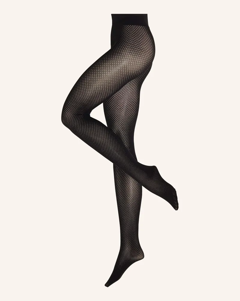 Wolford Feinstrumpfhose Cotton Dot schwarz 7005
