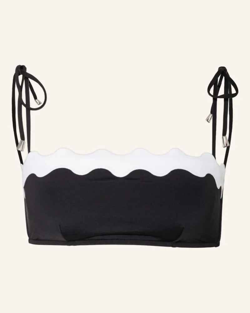 Seafolly Australia Bandeau-Bikini-Top GIA Schwarz