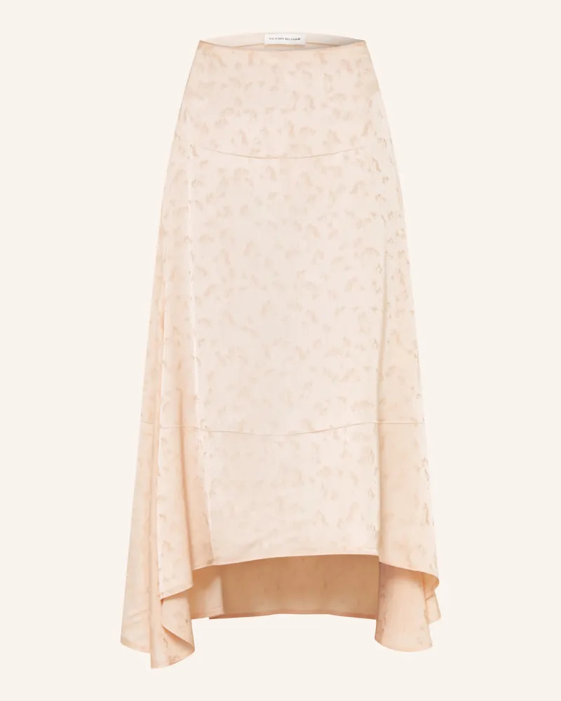 Victoria Beckham Satinrock rosa Hellrosa