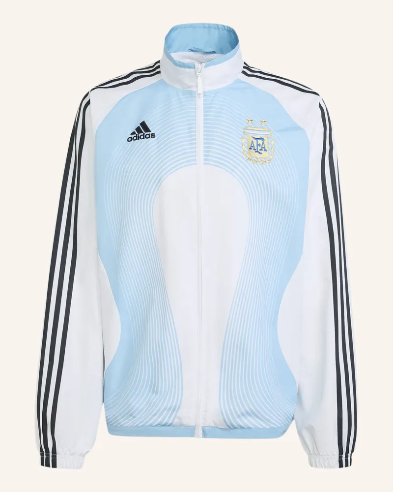 adidas Argentinien Heim-Trainingsjacke 2006 weiss Weiss