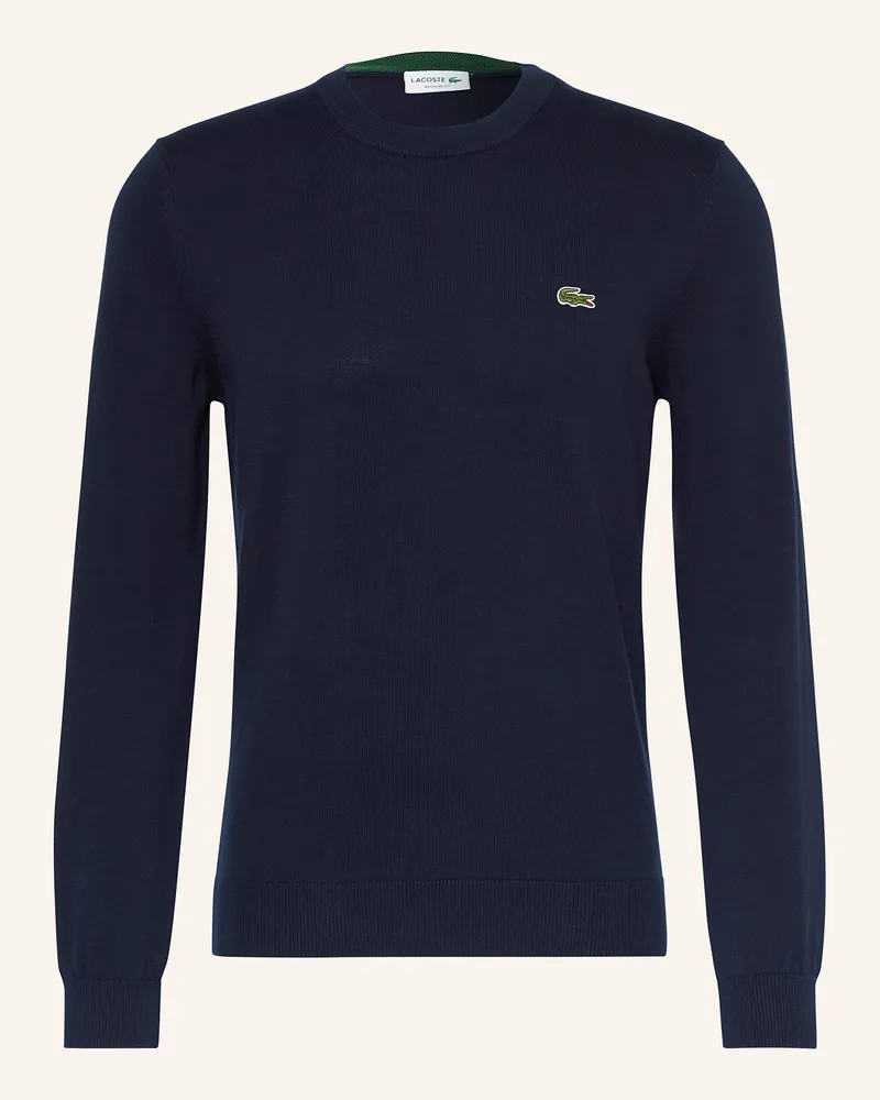 Lacoste Pullover blau Dunkelblau