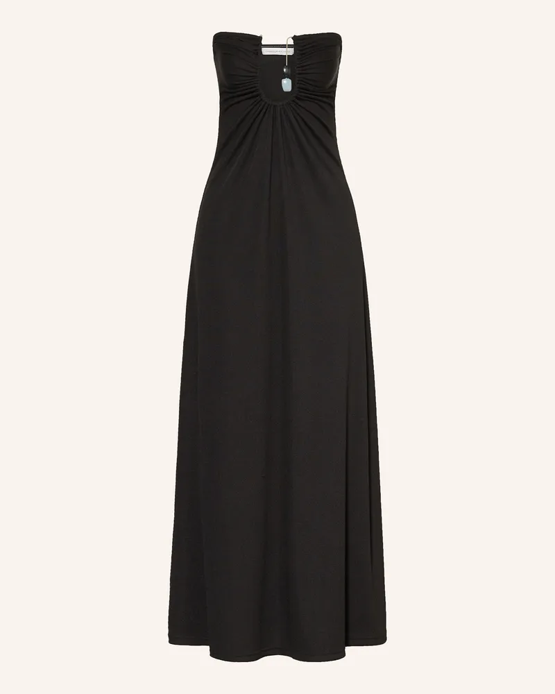 Christopher Esber Off-Shoulder-Kleid Helix Crystal Mit Cut-Out schwarz Schwarz
