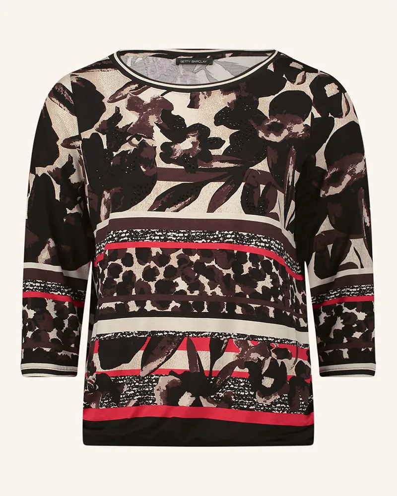 Betty Barclay Shirt mit 3/4-Arm und Schmucksteinen Schwarz