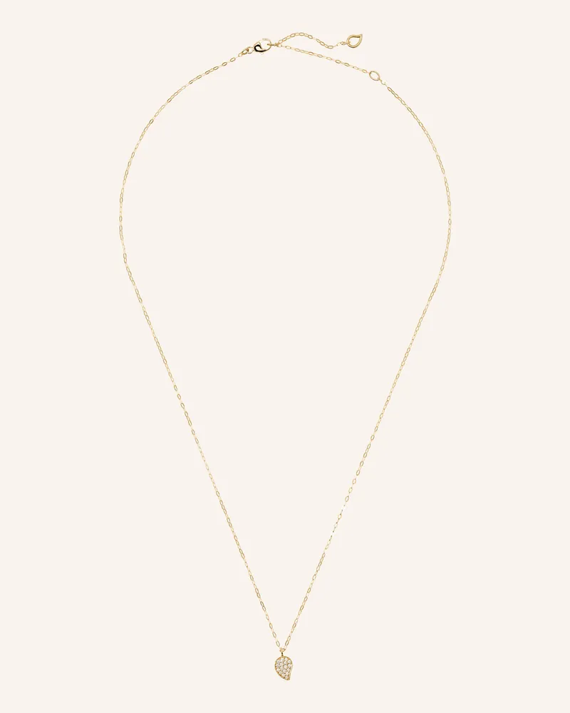 TAMARA COMOLLI Halskette SPARKLE aus 18 Karat Gelbgold mit Diamant Pavé Gold