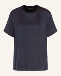 Fabiana Filippi Blusenshirt aus Satin Blau