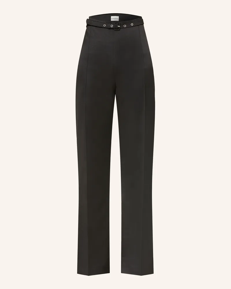 Claudie Pierlot Marlenehose Aus Satin schwarz Schwarz