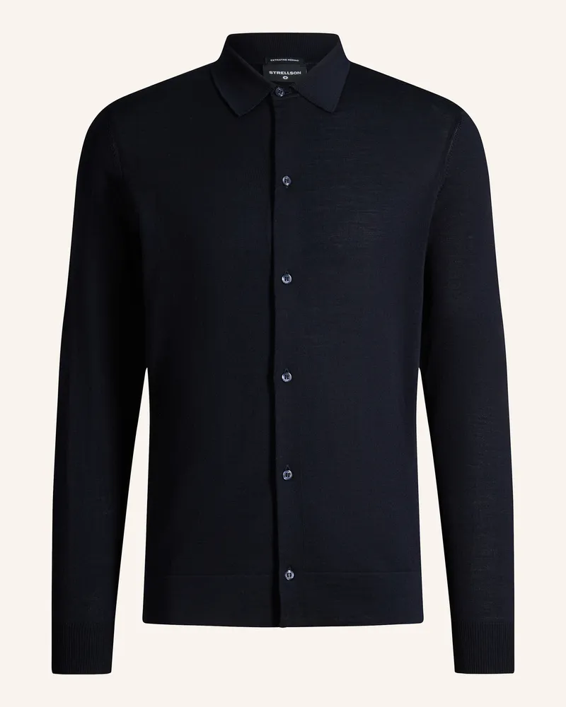 Strellson Strickjacke Marek blau Dunkelblau