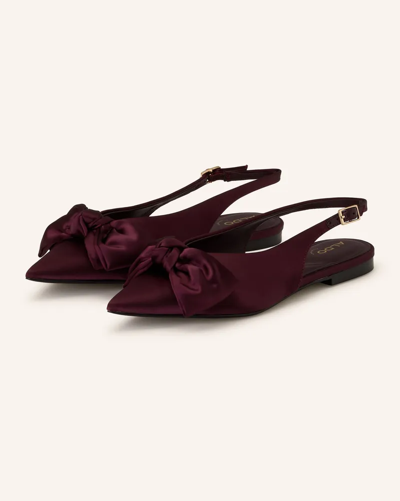 ALDO Slingballerinas FESTIVE Dunkelrot