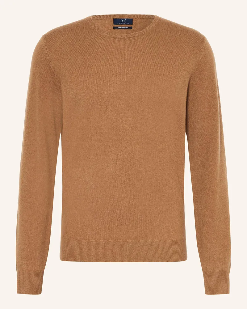 Strokesman's Strokesman Cashmere-Pullover braun Cognac