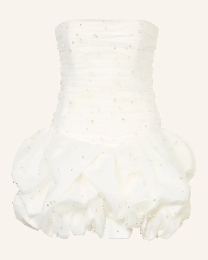 Aje. Cocktailkleid Juniper Mit Schmuckperlen weiss Weiss