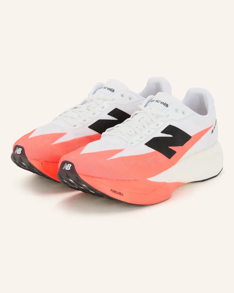 New Balance Laufschuhe Fuelcell Supercomp Elite v5 rot Weiss