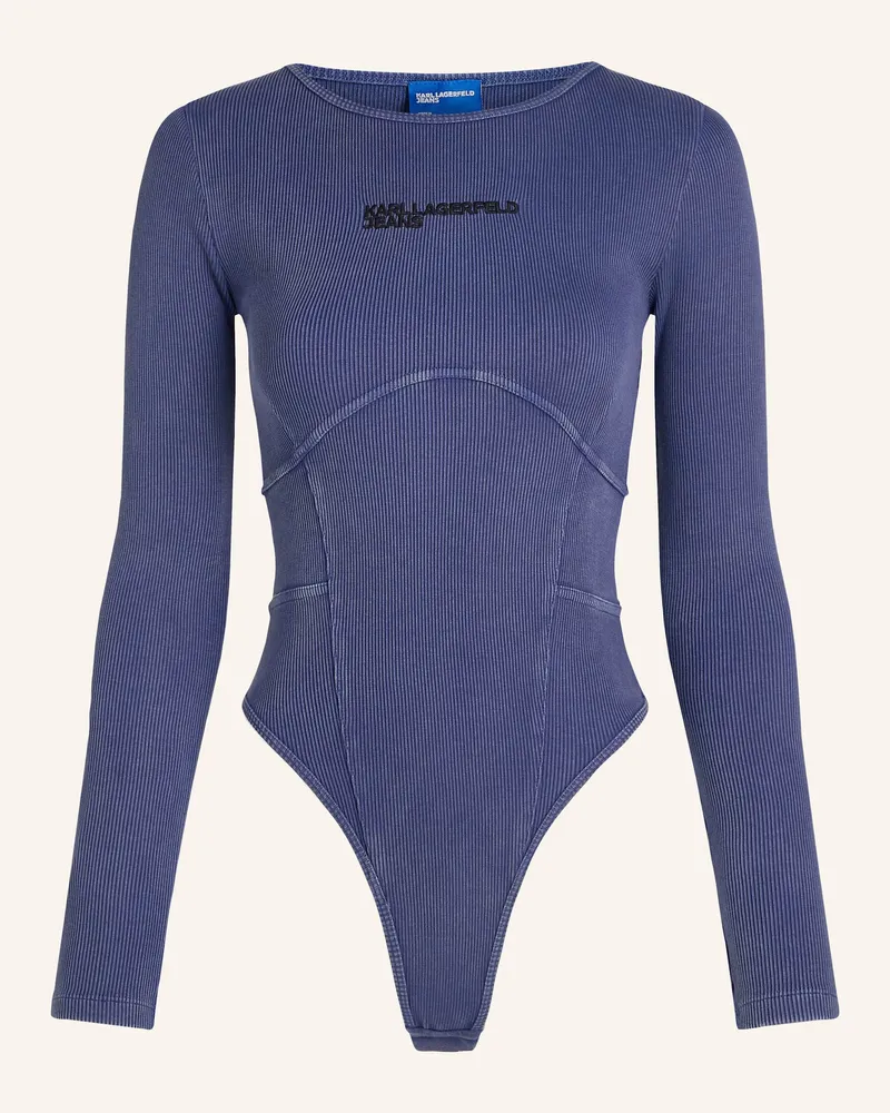 Karl Lagerfeld Top Blau
