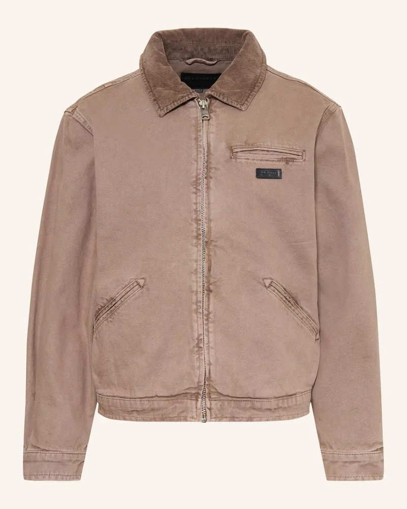 AllSaints Jeansjacke Korey braun 9853