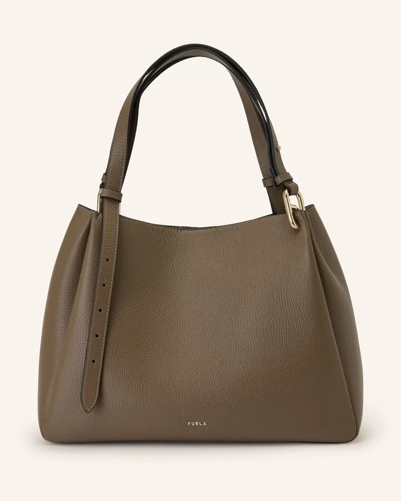 Furla Shopper Nuvola Large grau Khaki