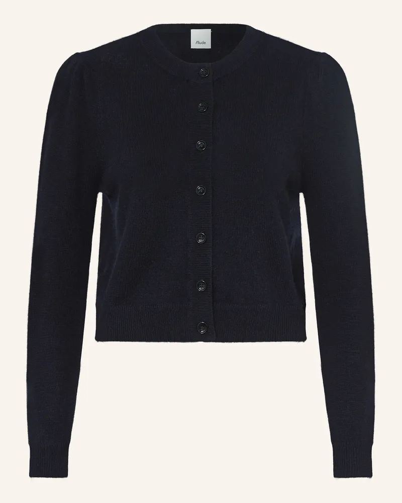 ALLUDE Cashmere-Strickjacke Dunkelblau