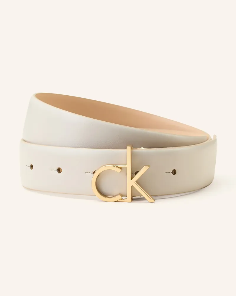 Calvin Klein Gürtel Creme
