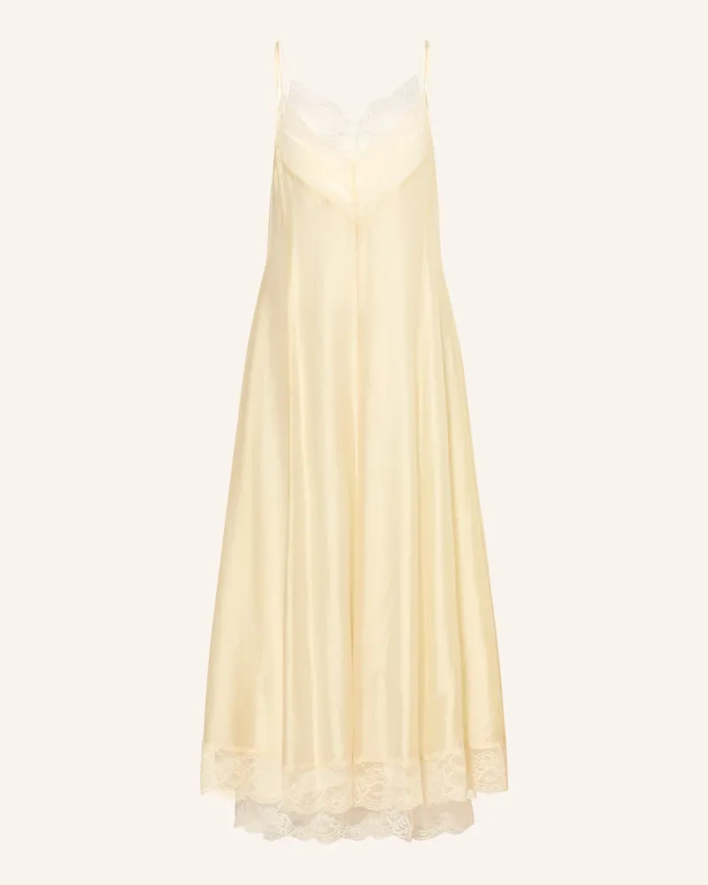Sofie Schnoor Kleid ESMASW mit Spitze Hellgelb