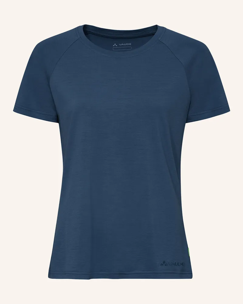 Vaude Funktionsshirt W Essential Wool T-Shirt blau Blau