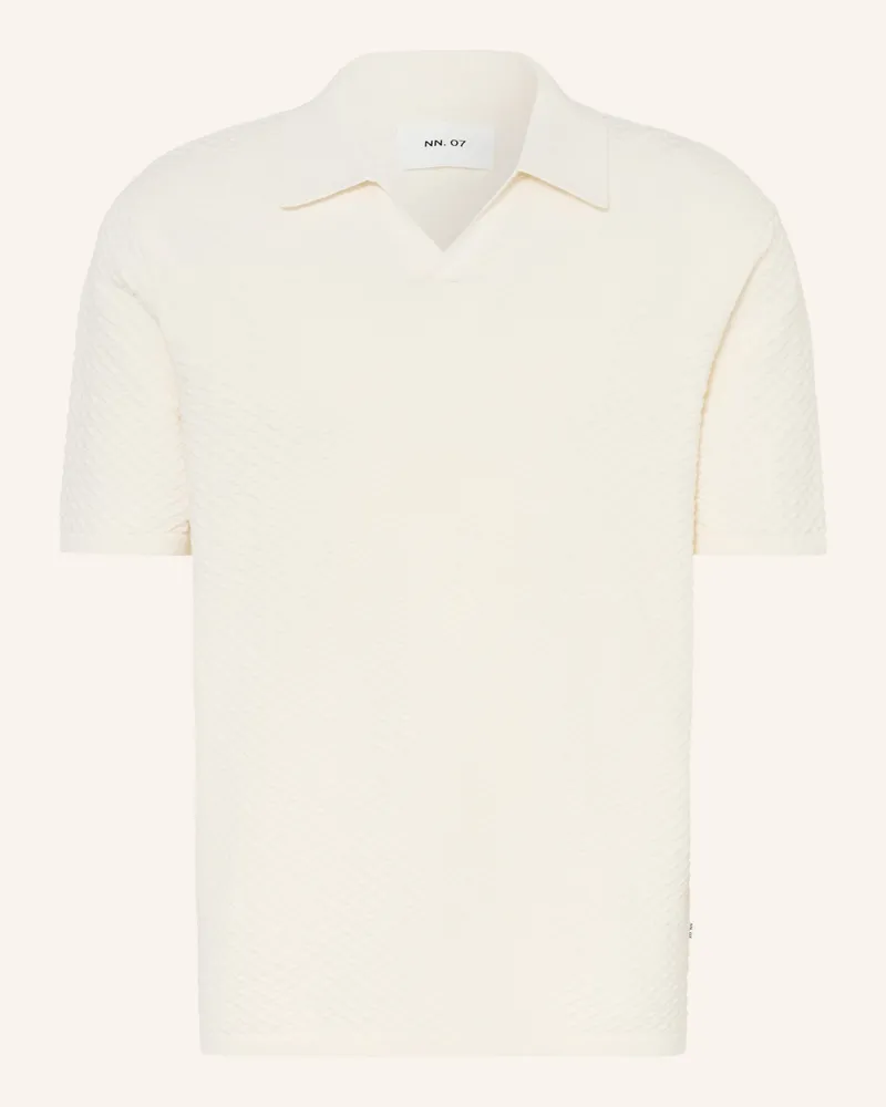 NN 07 Strick-Poloshirt Paul weiss Ecru