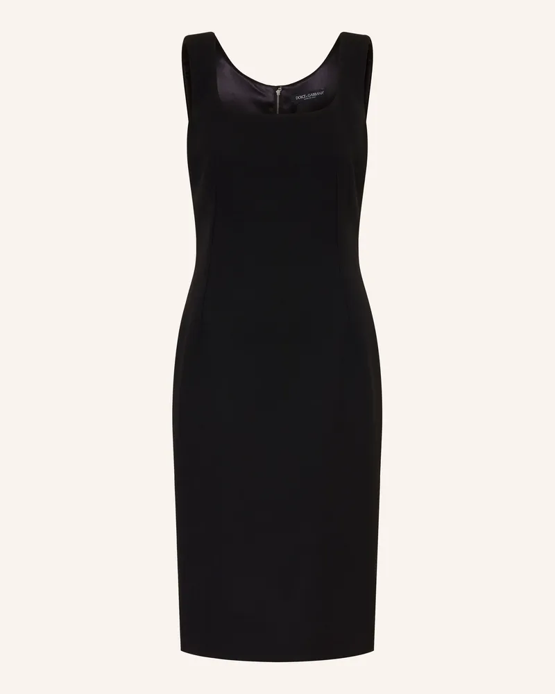 Dolce & Gabbana Etuikleid schwarz Schwarz