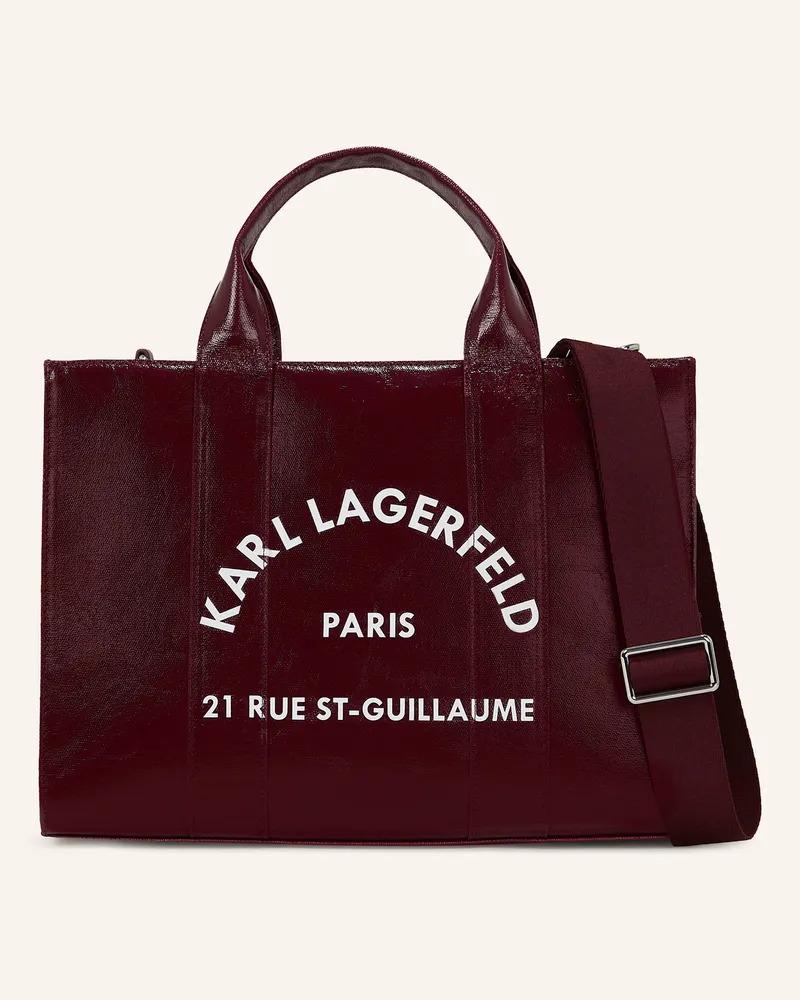 Karl Lagerfeld Shopper Dunkelrot