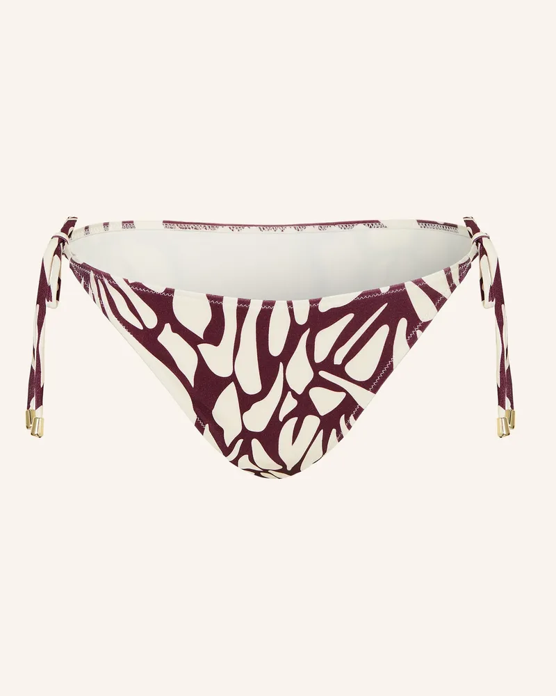 Mrs & HUGS Triangel-Bikini-Hose weiss Dunkellila