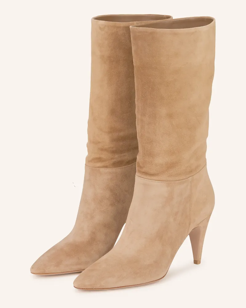 Gianvito Rossi Stiefeletten Elise beige Camel