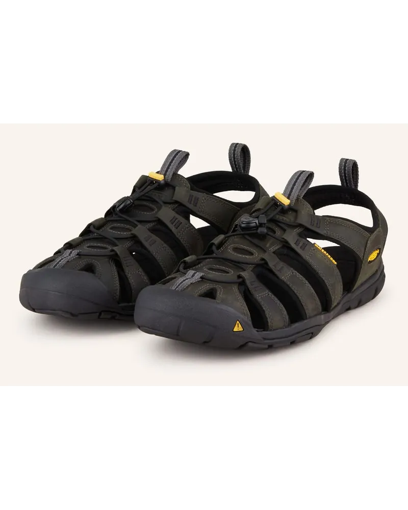 Keen Trekkingsandalen CLEARWATER LEATHER CNX Schwarz