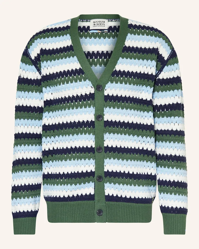 Scotch&Soda Strickjacke Dunkelgrün