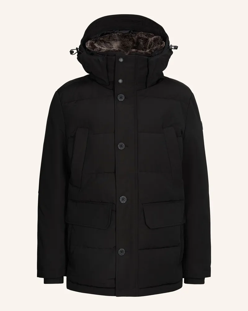 Strellson Steppjacke schwarz Schwarz