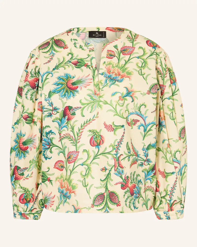 Etro Blusenshirt Mit 3/4-Arm beige Hellgelb