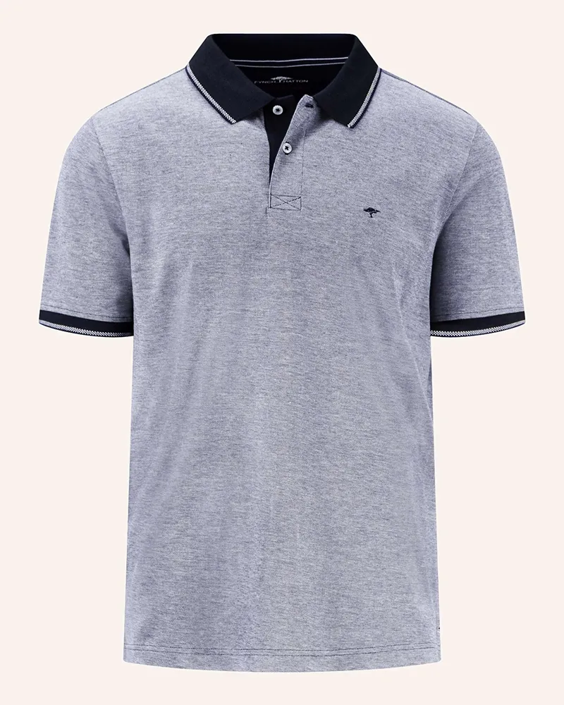 Fynch-Hatton Piqué-Poloshirt Blau