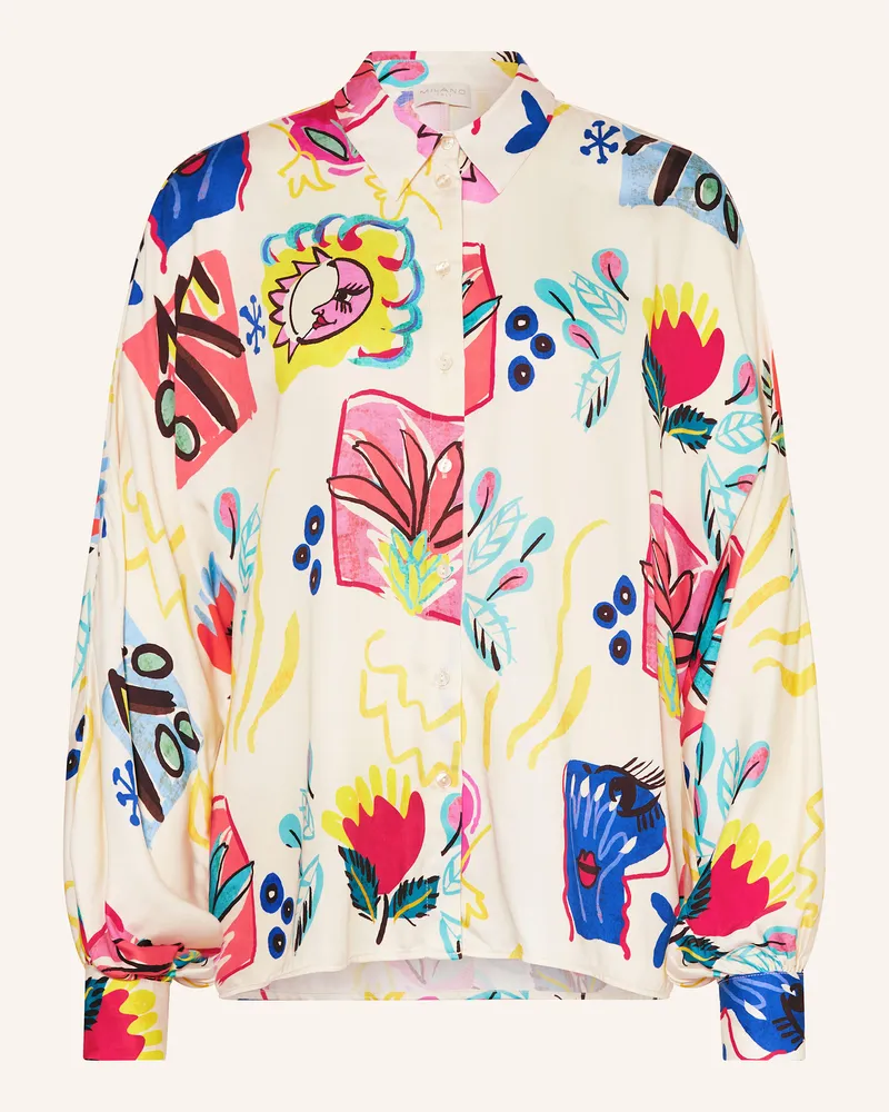 Milano Italy Hemdbluse weiss Creme