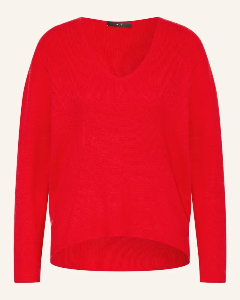 Oui  Pullover rot Rot